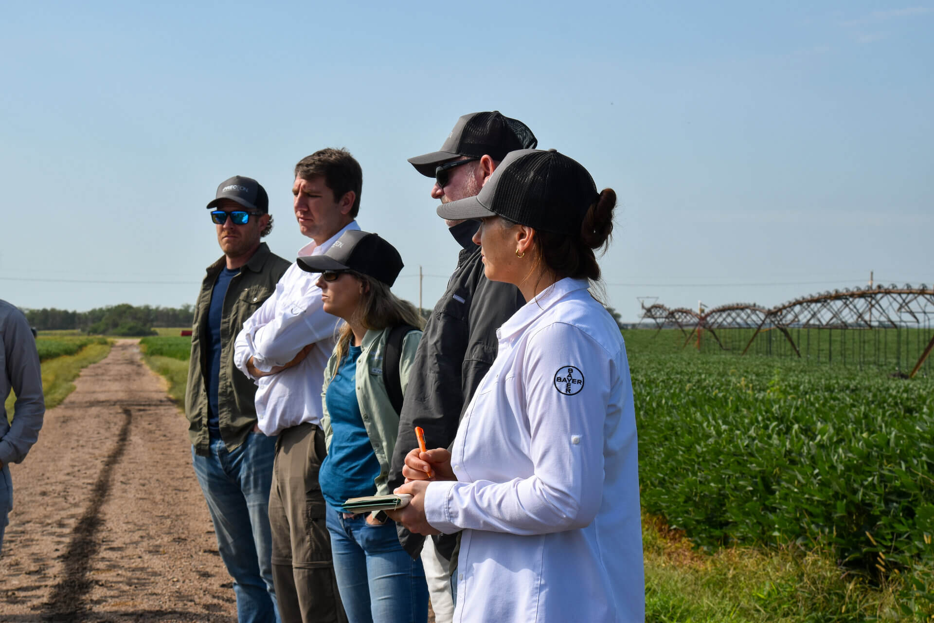 Group of representatives from Bayer (Argentina) learned during field tours at ENREEC