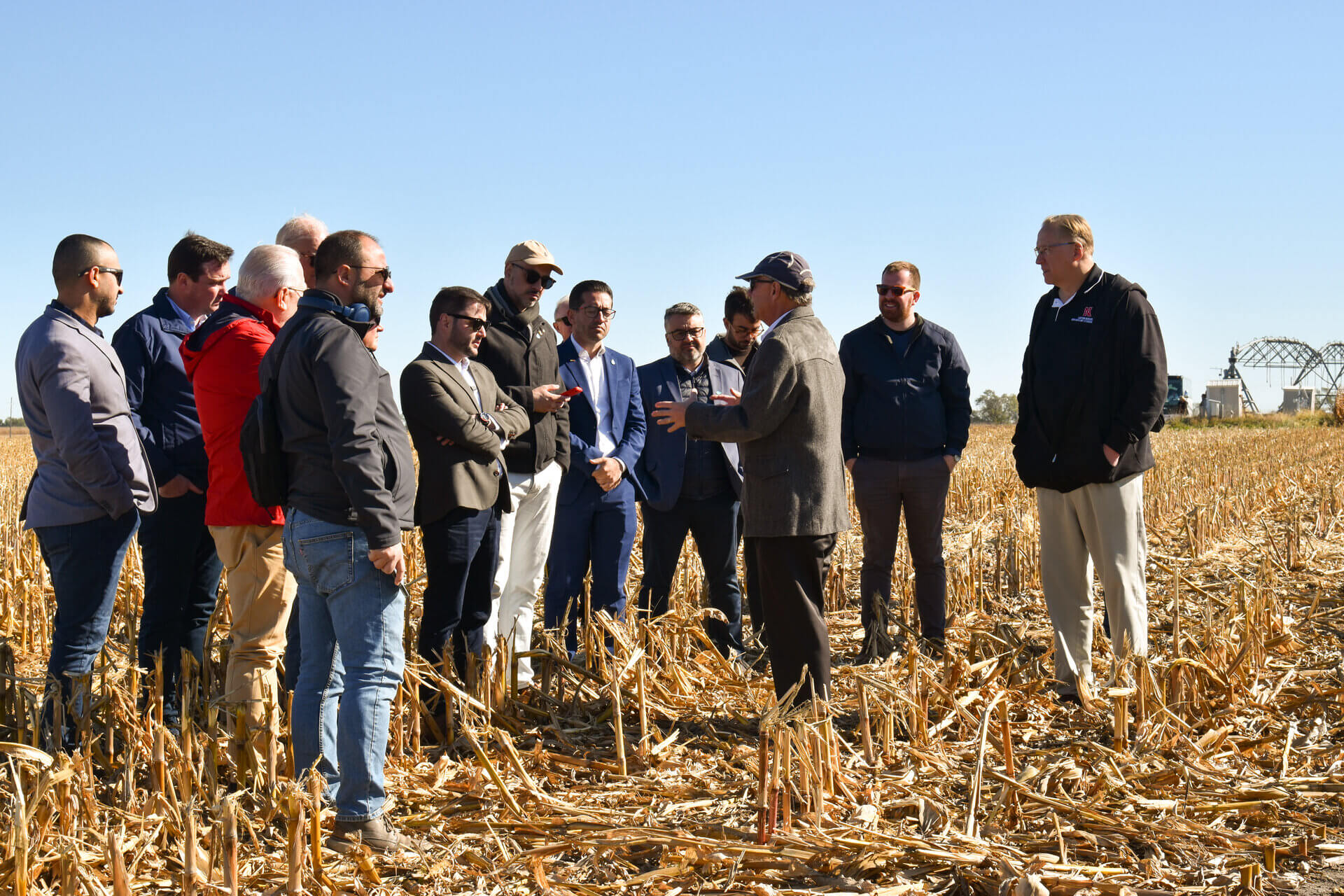 Rio Grande do Sol delegates at Carbon sequestration field
