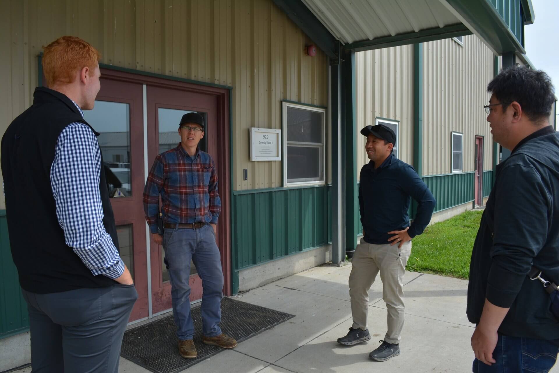 Nebraska On-Farm Research is making global connections. Representatives from Ac-Planta of Japan visited with NOFRN Lead Educator Adam Leise and toured ENREEC to learn about Nebraska agriculture and possible partnerships. 