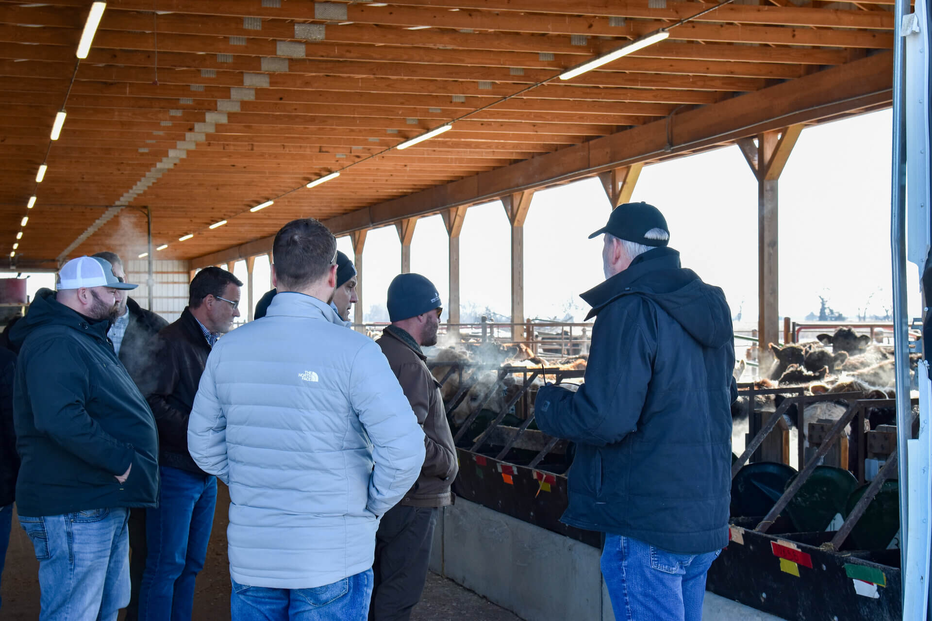 Greater Omaha group touring I-barn