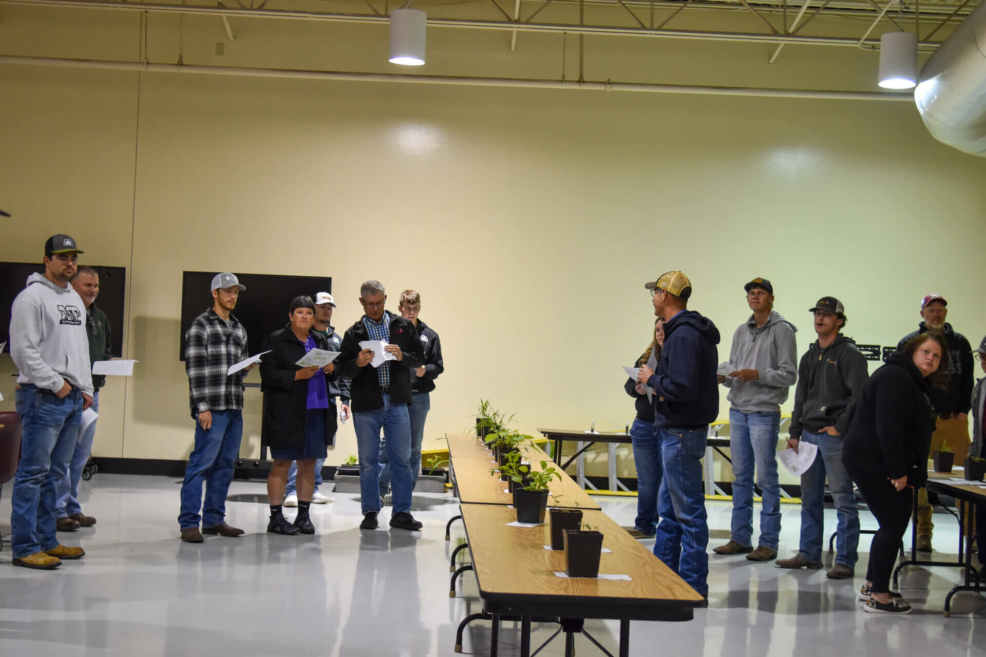 Intro crop scout training plant identifying exercise