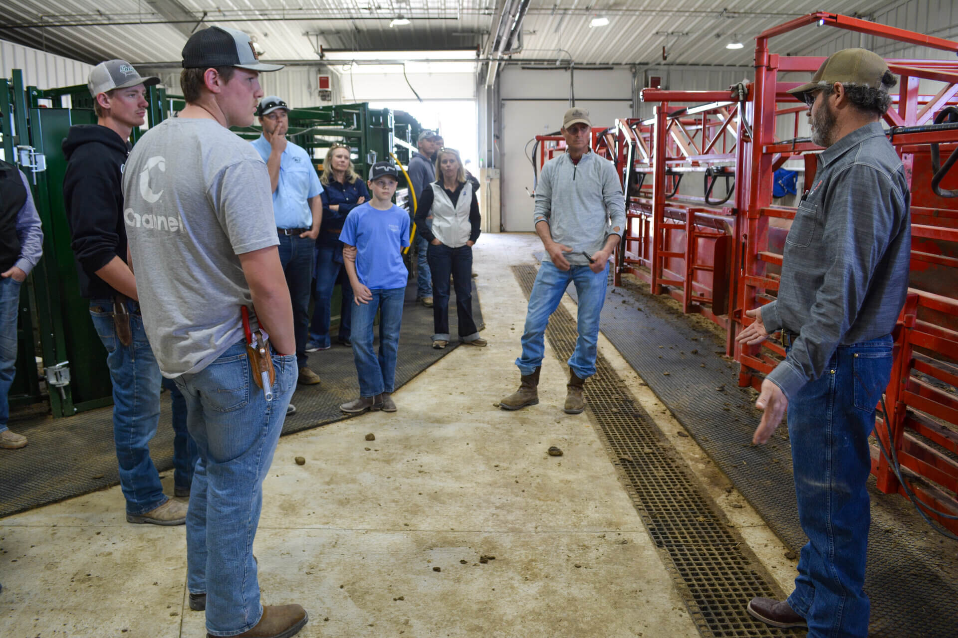 Midwest Livestock Services tour of KFIC