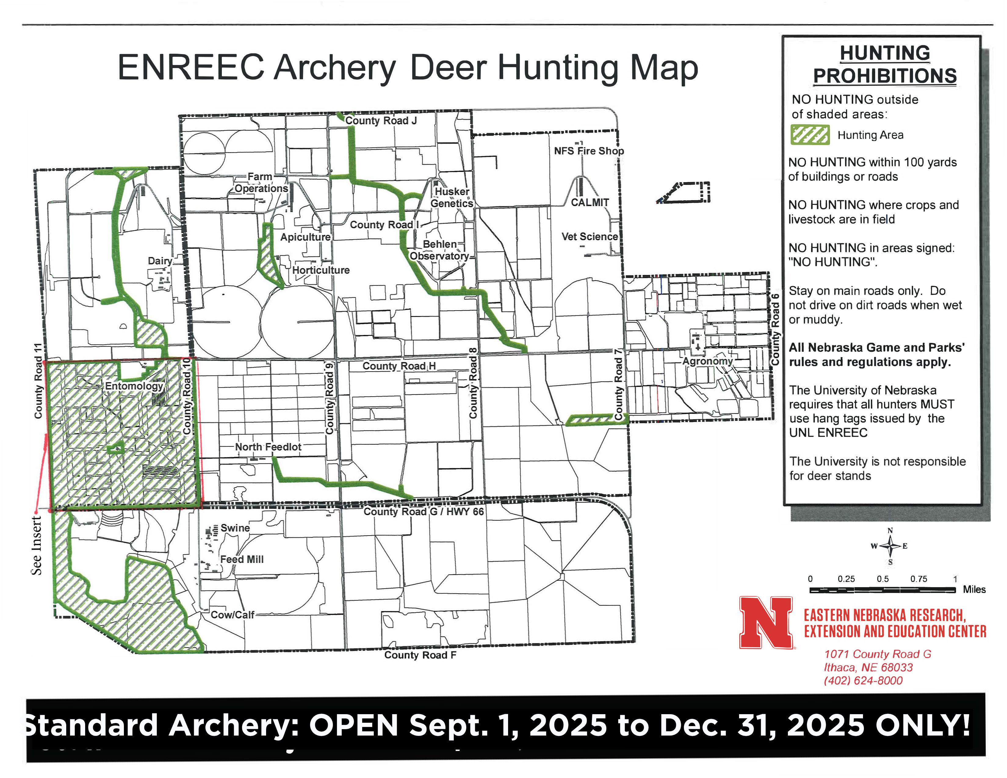 2025 ENREEC Archery Deer Hunting Map