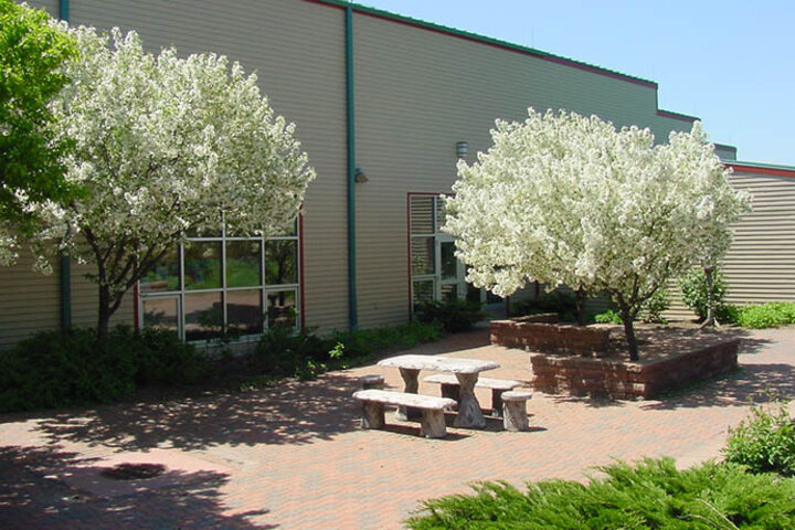 August N. Christenson Building - Courtyard