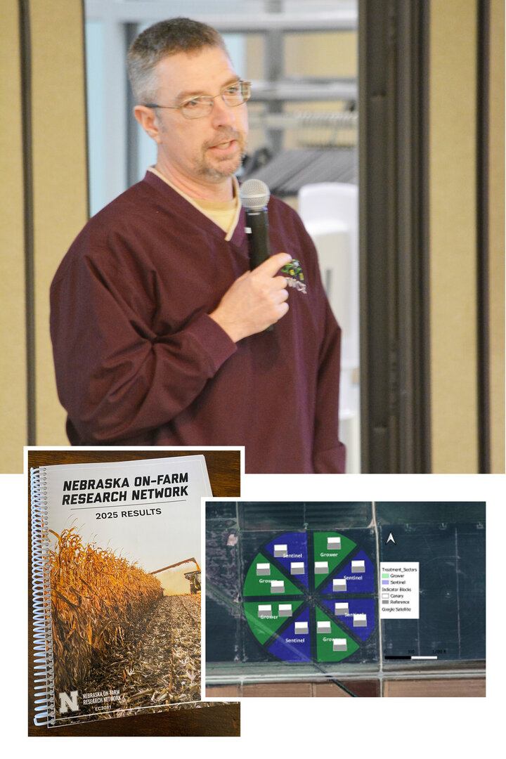 Bruce Williams shared his experience with his on-farm research project - his and others are detailed in the NOFRN 2025 results booklet.
